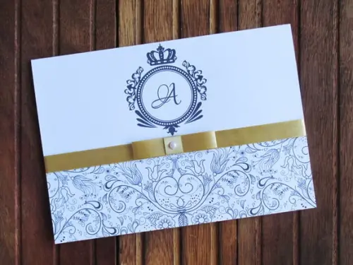 Convite 15 Anos - Convite de Casamento - 240g