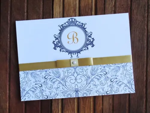 Convite 15 Anos - Convite de Casamento - 240g