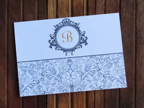 Convite 15 Anos - Convite de Casamento - 240g