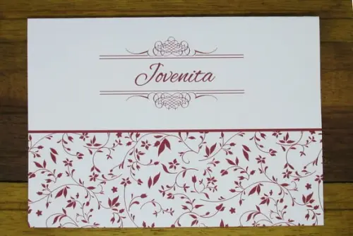 Convite 15 Anos - Convite de Casamento - 240g