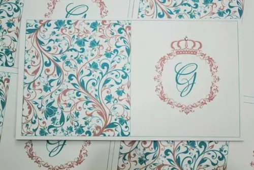 Convite 15 Anos - Convite de Casamento - 240g