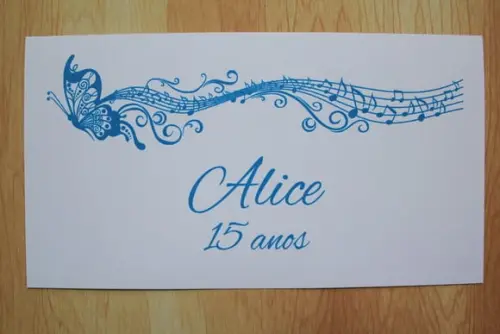Convite 15 Anos - Convite de Casamento - 240g