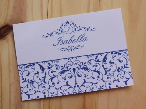 Convite 15 Anos Azul Convite Casamento Promoção Aa
