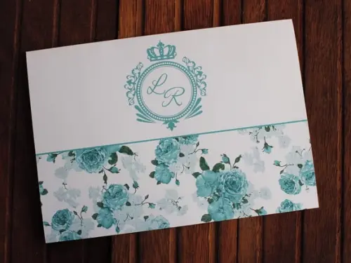 Convite 15 Anos Azul -convite Casamento Barato Promoção
