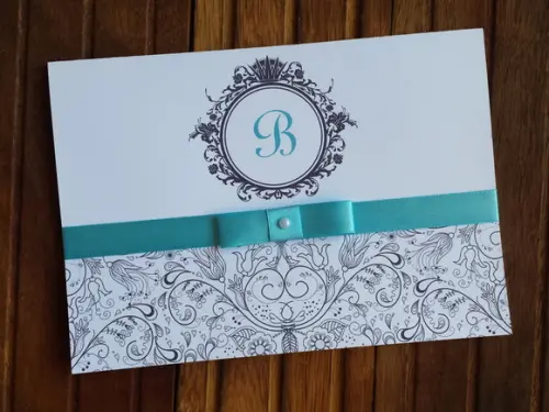 Convite 15 Anos Azul Promoção Convite de Casamento