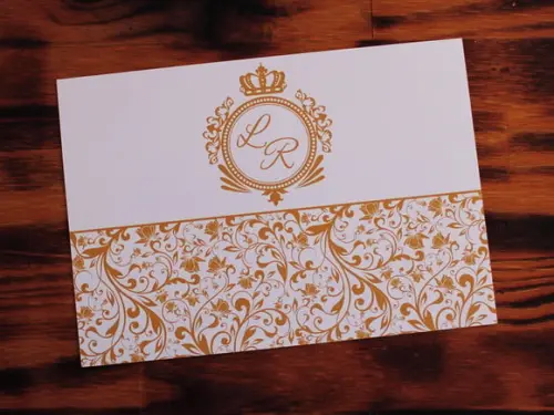 Convite 15 Anos Dourado Floral Promoção Debutante