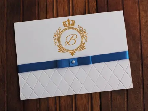 Convite 15 Anos Textura Royal Dourado Convite Casamento