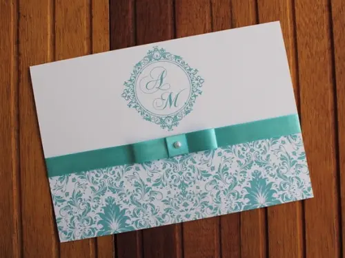 Convite Casamento - Convite 15 Anos - 240g Verde