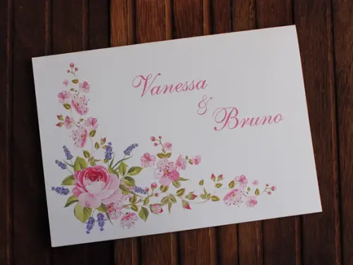 Convite Casamento - Convite 15 Anos - Floral Barato
