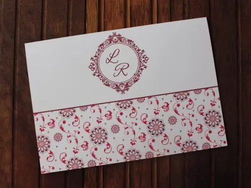 Convite Casamento - Convite 15 Anos - Floral Marsala
