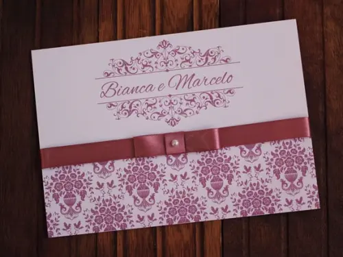 Convite Casamento - Convite 15 Anos - Rose