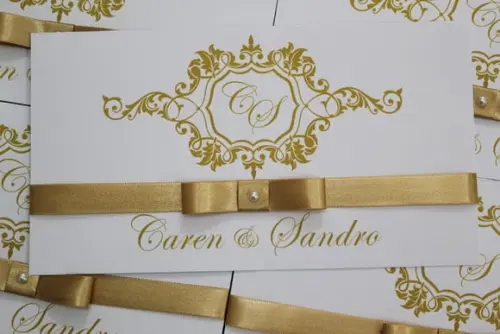 Convite Casamento - Convite 15 Anos - Papel 240g