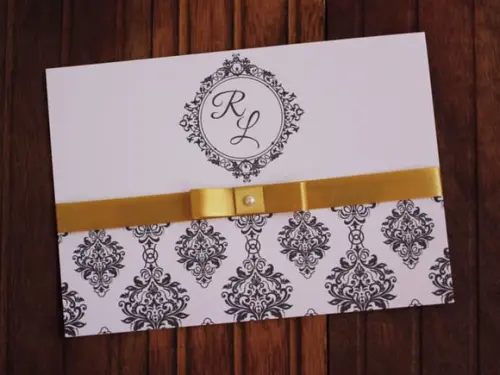 Convite Casamento - Convite 15 Anos Dourado