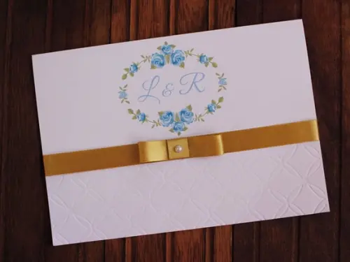 Convite Casamento 15 Anos Textura Relevo