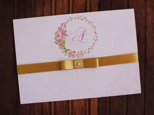 Convite Casamento 15 Anos Textura Relevo