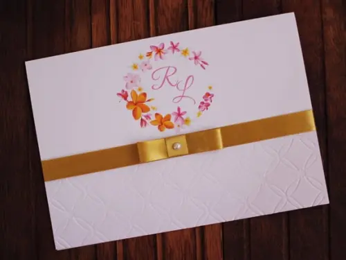 Convite Casamento 15 Anos Textura Relevo