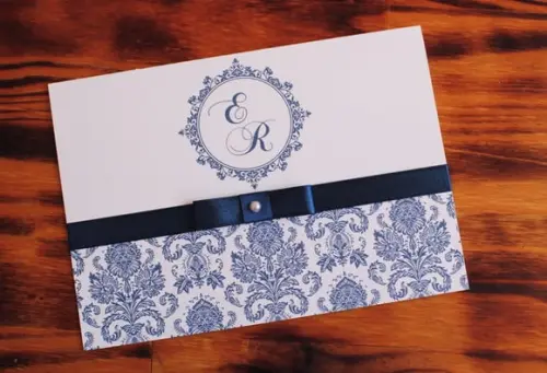 Convite Casamento Azul Marinho Convite 15 Anos Promoção
