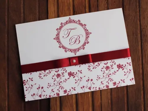 Convite Casamento Convite 15 Anos Floral Marsala Vinho