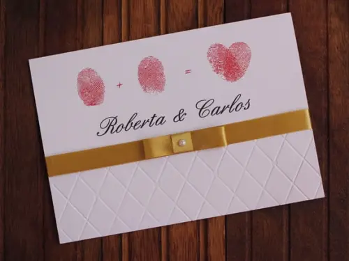 Convite Casamento Digital Casal Textura Promoção