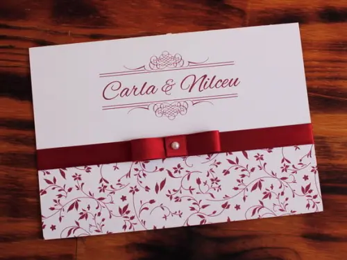 Convite Casamento Marsala Convite 15 Anos Floral Barato