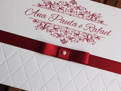 Convite Casamento Marsala Textura - Convite 15 Anos