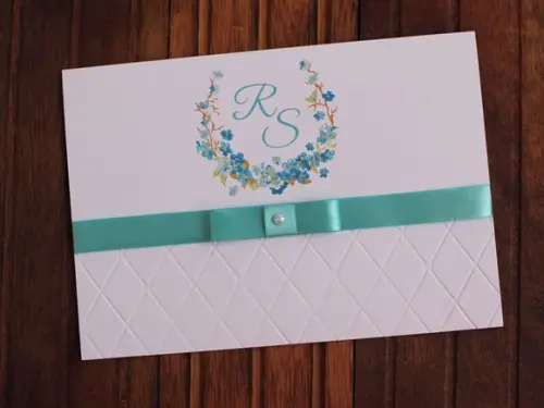 Convite Casamento Textura Relevo 15 Anos