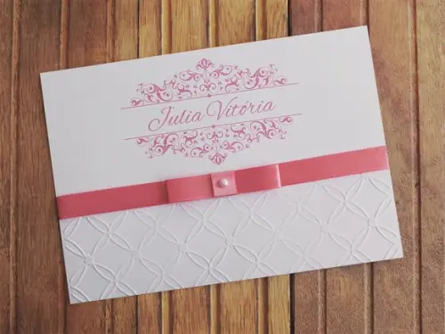 Convite Casamento Texturizado - Convite 15 Anos Textura