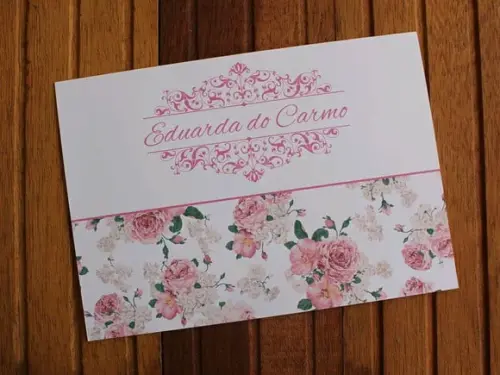 Convite de Casamento - Convite 15 Anos - 240g
