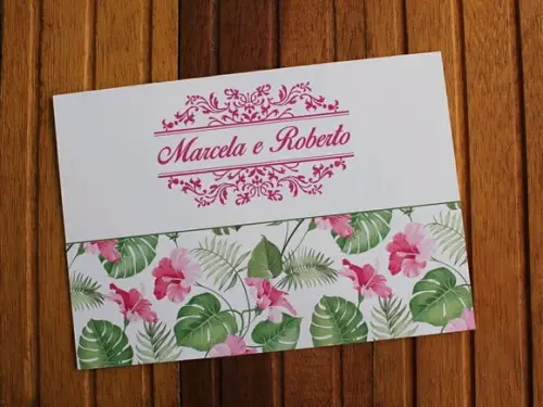 Convite de Casamento - Convite 15 Anos - 240g