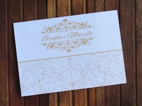Convite de Casamento - Convite 15 Anos - 240g