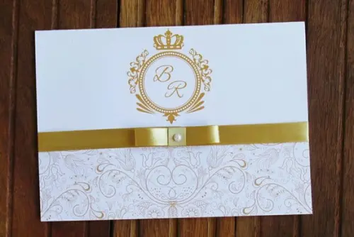 Convite de Casamento - Convite 15 Anos - 240g