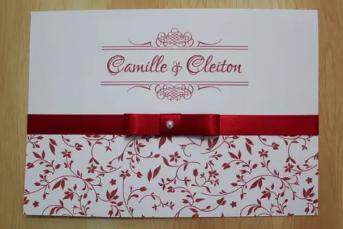 Convite de Casamento - Convite 15 Anos - 240g