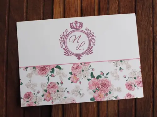 Convite de Casamento - Convite 15 Anos - Rose Barato