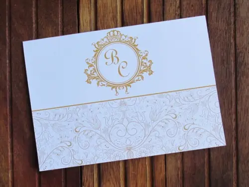 Convite de Casamento - Convite de 15 Anos - Papel 240g