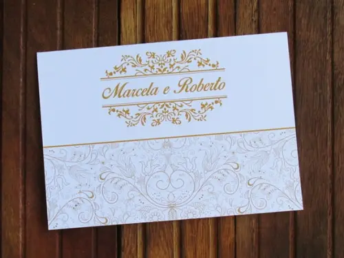 Convite de Casamento - Convite de 15 Anos - Papel 240g