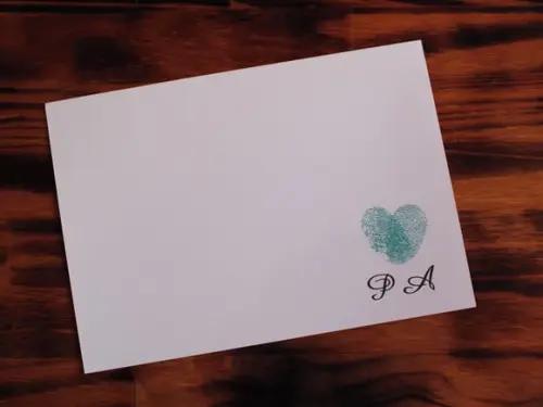 Convite de Casamento Digitais Promoção Coração