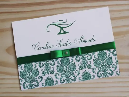 Convite Formatura - Enfermagem - Colação Grau