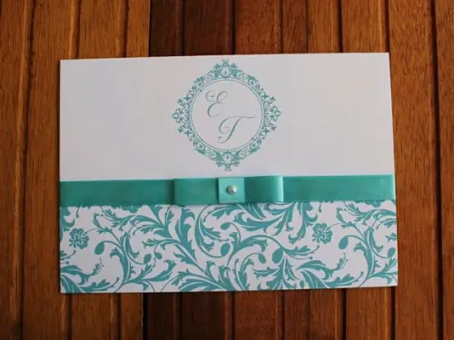 Convite para Casamento Azul Convite 15 Anos