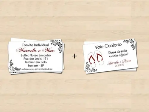 Convite, Individual e Vale Conforto