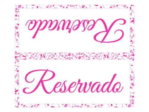 Reservado para Mesa