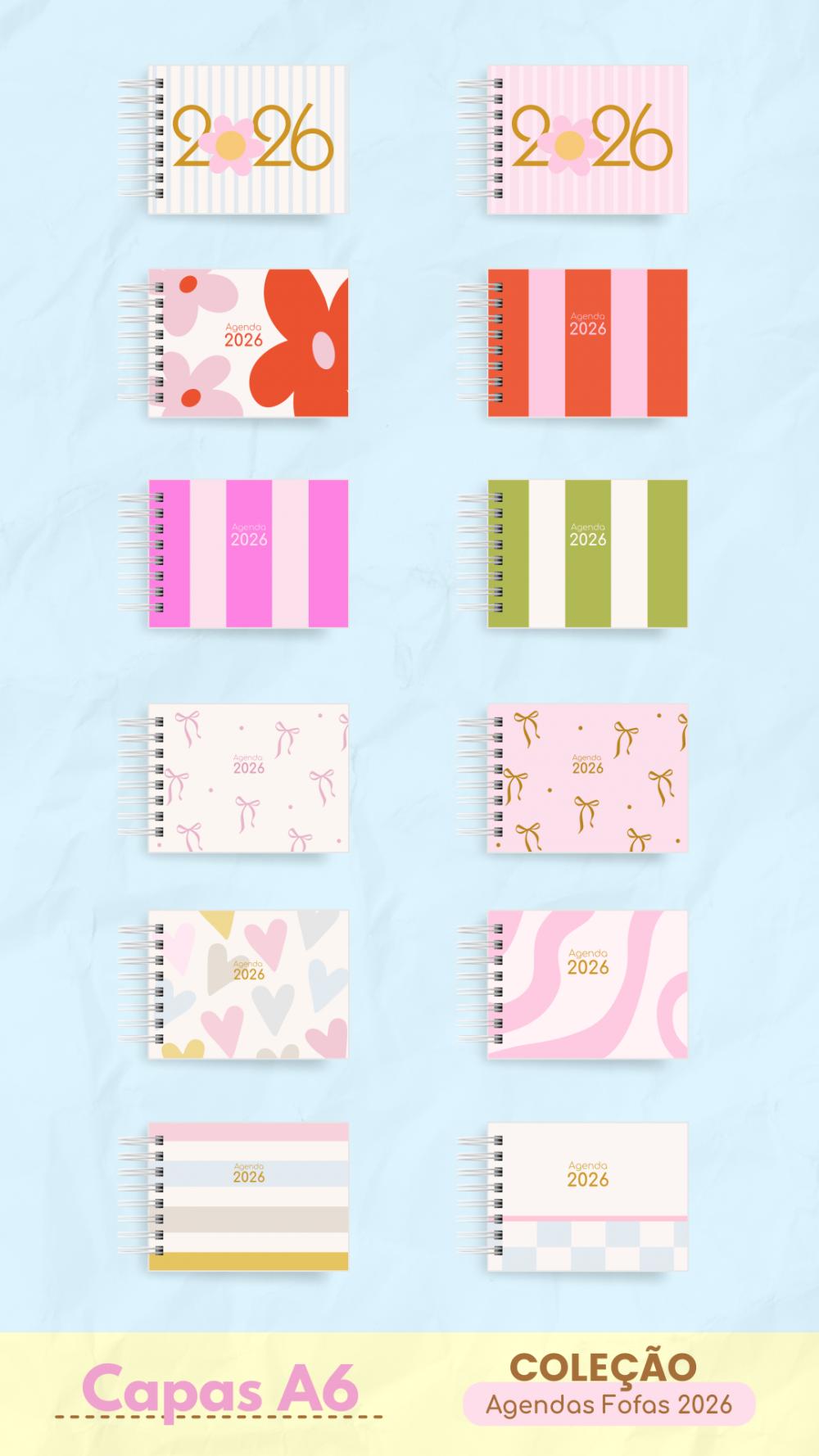 Planner 2026 Fofos e Personalizados