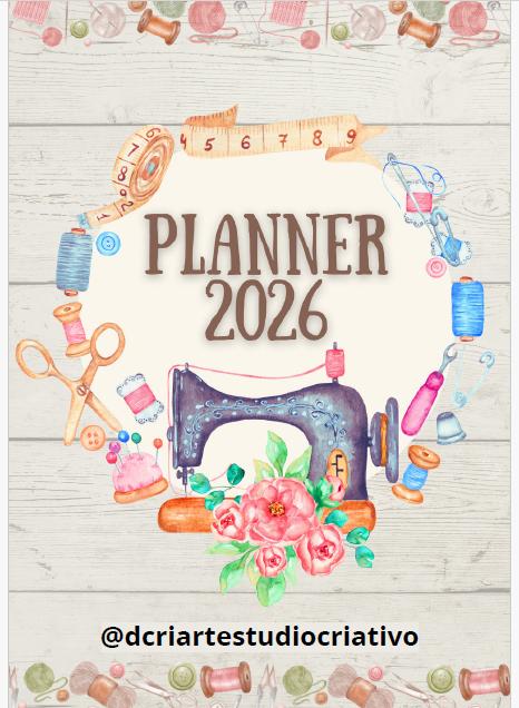 Planner para Artesã 2026 - Personalizado