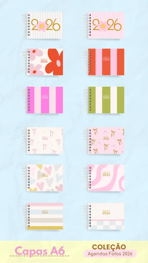 Planner 2026 Fofos e Personalizados