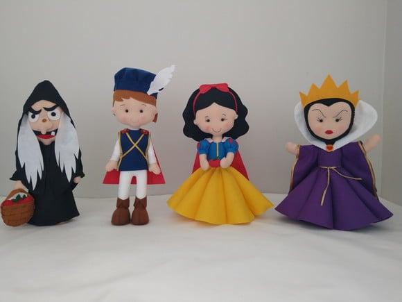Branca de Neve, Príncipe, Madrasta e Bruxa Má