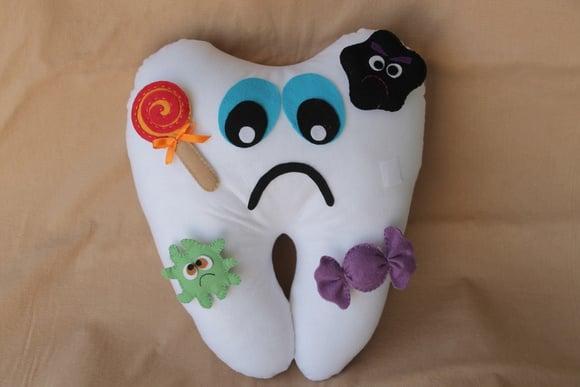 Dente Triste em feltro