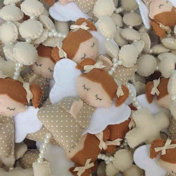Lembrancinha Maternidade Tercinho Anjinha