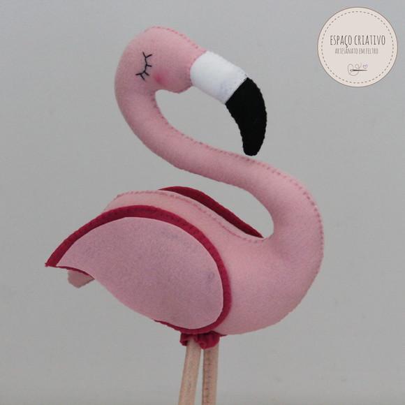 Flamingo em Feltro