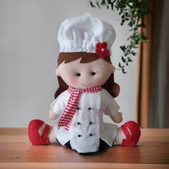 Peso de Porta Chef de Cozinha, Cozinheira