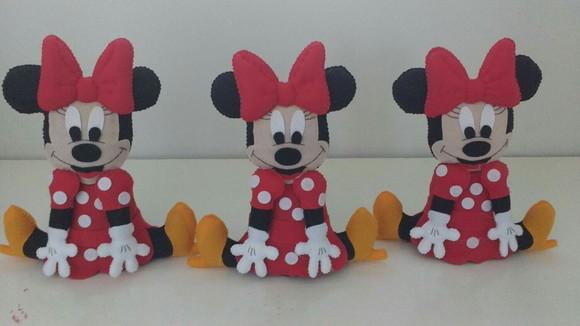 Peso de porta da Minnie