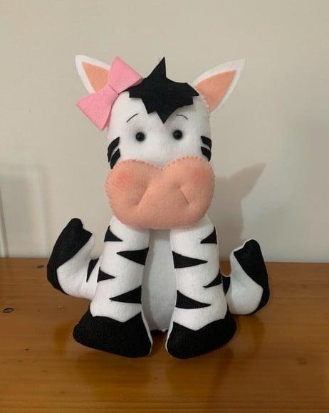 Peso de Porta Zebra Menina
